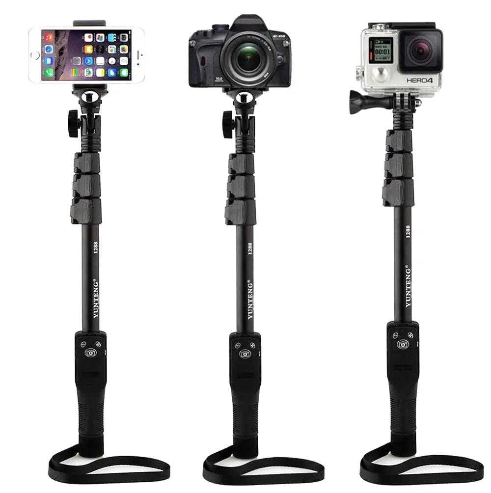 YunTeng 1288 Extendable bluetooth Remote Control  Selfie Stick Monopod for Phone Gopro Camera YunTeng 1288 Extendable bluetooth Remote Control  Selfie Stick Monopod for Phone Gopro Camera